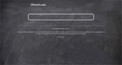 Desktop Screenshot of lifeerotic.com
